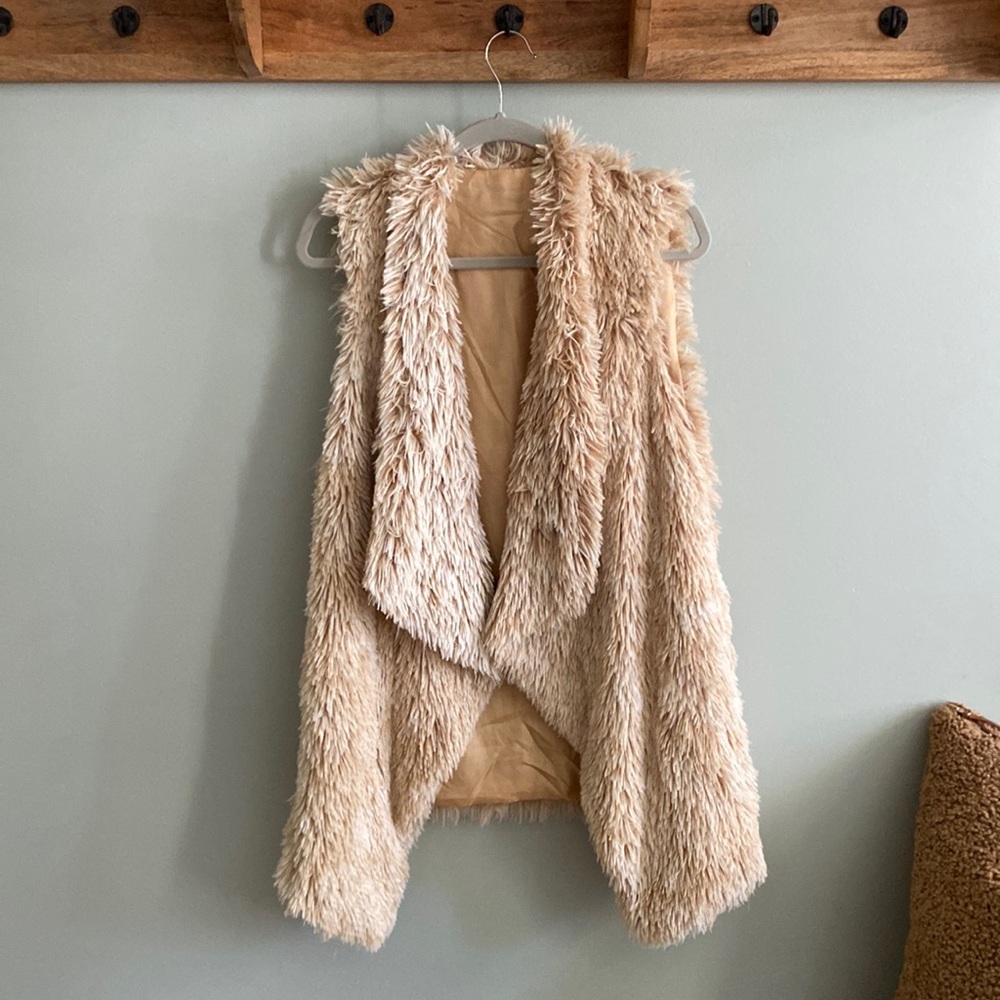 Cozy furry vest